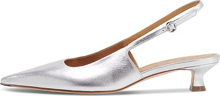 Aeyde Women's Catrina Slingback Kitten Heel Pumps