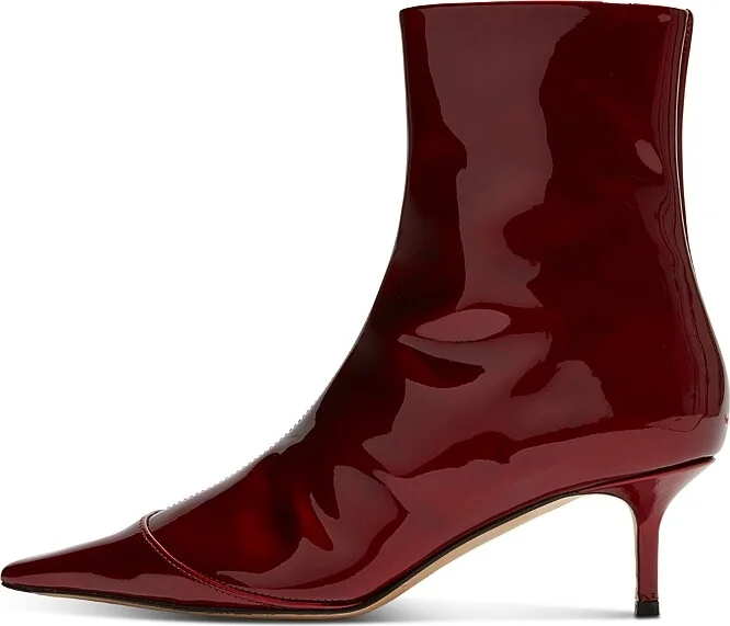 Aeyde Women's Roe Patent Leather Booties