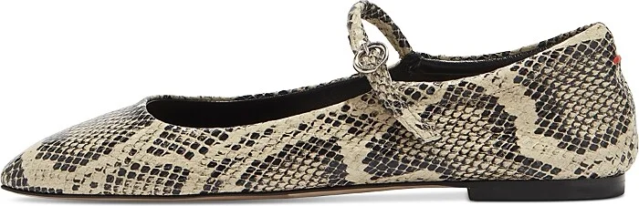 Aeyde Women's Uma Snake Print Flats