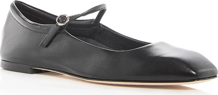 Aeyde Women's Uma Square Toe Mary Jane Flats