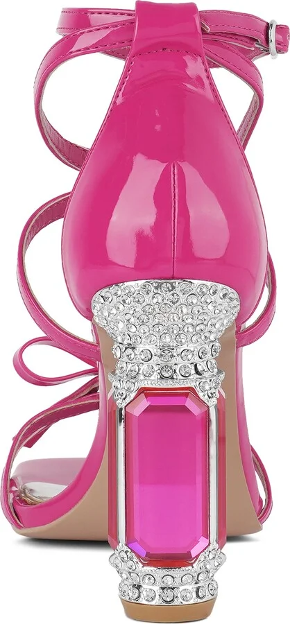 Affluence Crystal T-Strap Sandal - Image 9