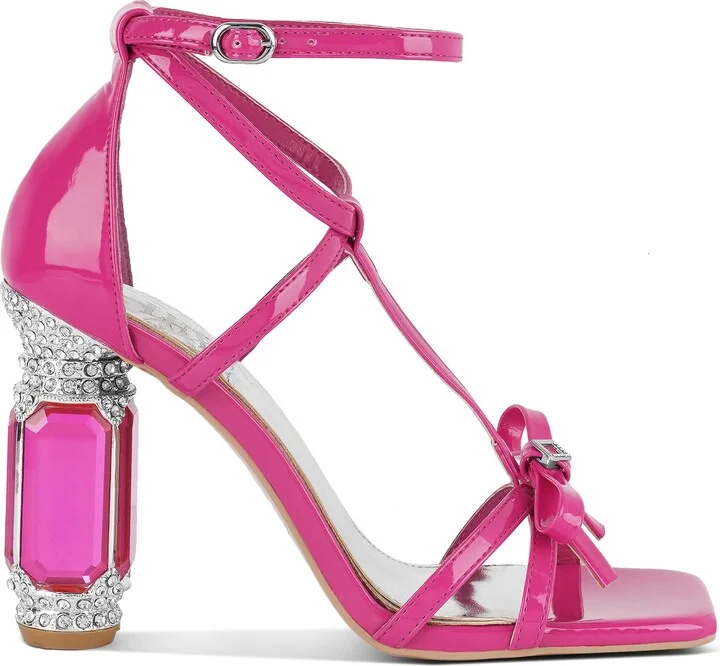 Affluence Crystal T-Strap Sandal - Image 10