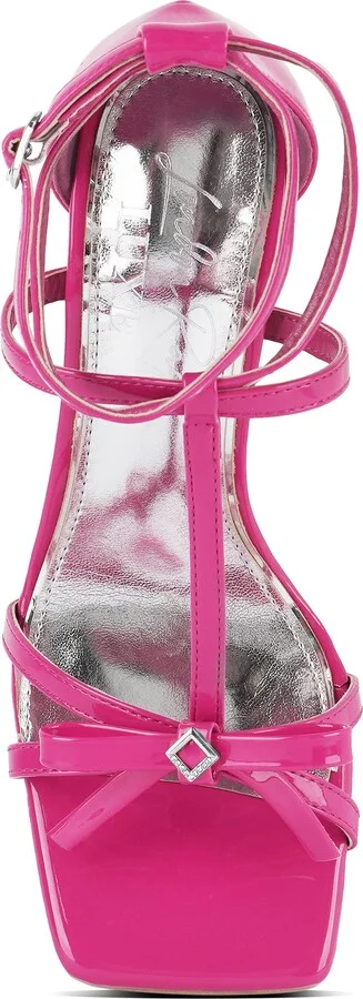 Affluence Crystal T-Strap Sandal - Image 11
