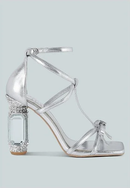 Affluence Jeweled High Heel Sandals Women