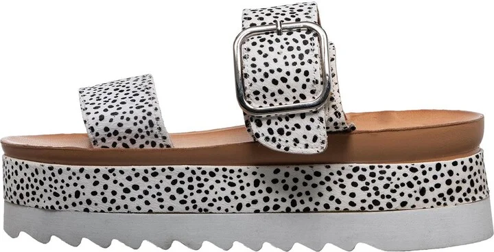 Afra Faux Fur Platform Slide Sandal - Image 4