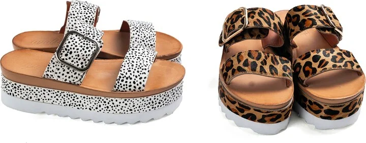 Afra Faux Fur Platform Slide Sandal - Image 7