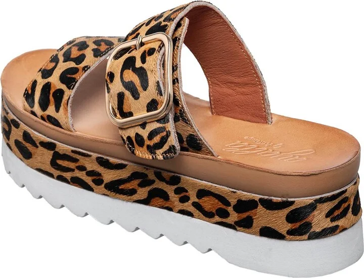 Afra Faux Fur Platform Slide Sandal - Image 8