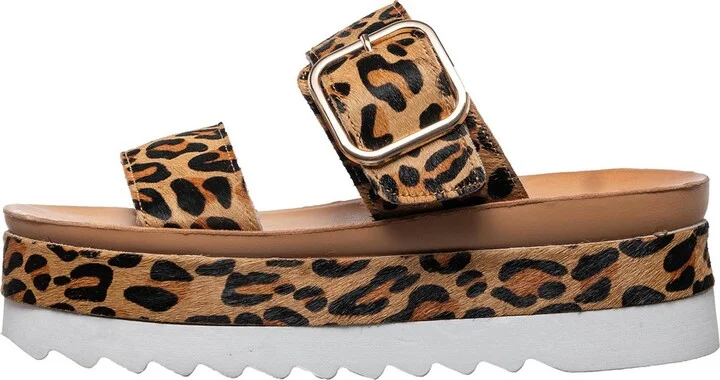 Afra Faux Fur Platform Slide Sandal - Image 10
