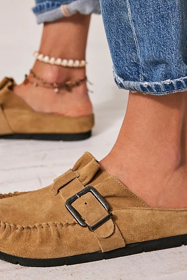 After Riding Suede Mules - Image 2
