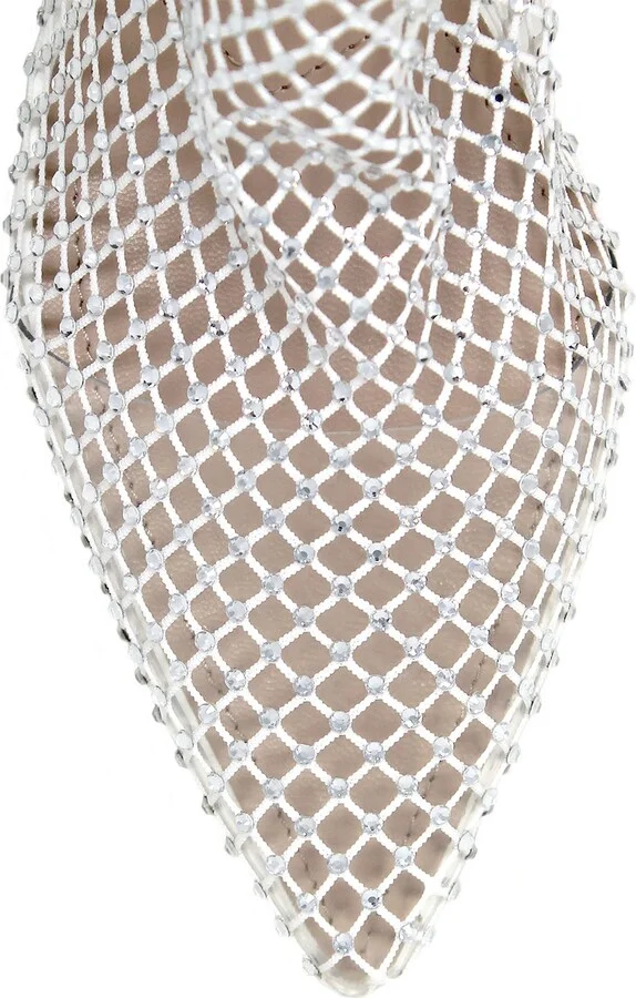 Afterhours Rhinestone Mesh Bootie - Image 5