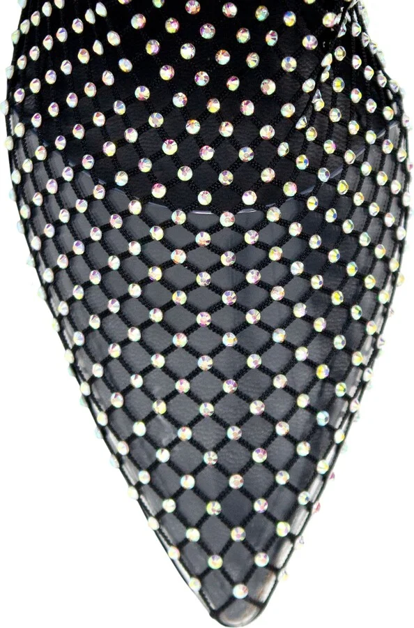 Afterhours Rhinestone Mesh Bootie - Image 5