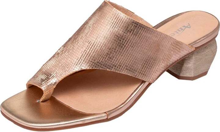 Afton Toe Loop Leather Dress Sandal