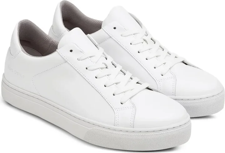 Agar leather low-top sneakers
