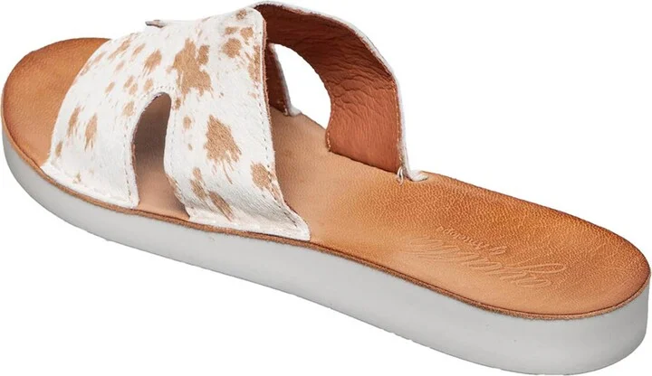 Agata Genuine Calf Hair Slide Sandal - Image 2