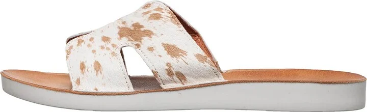 Agata Genuine Calf Hair Slide Sandal - Image 4