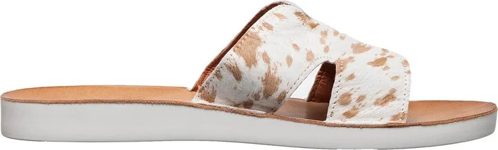 Agata Genuine Calf Hair Slide Sandal - Image 6