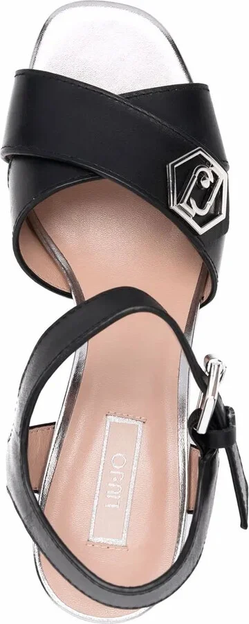Agata logo-plaque sandals - Image 4