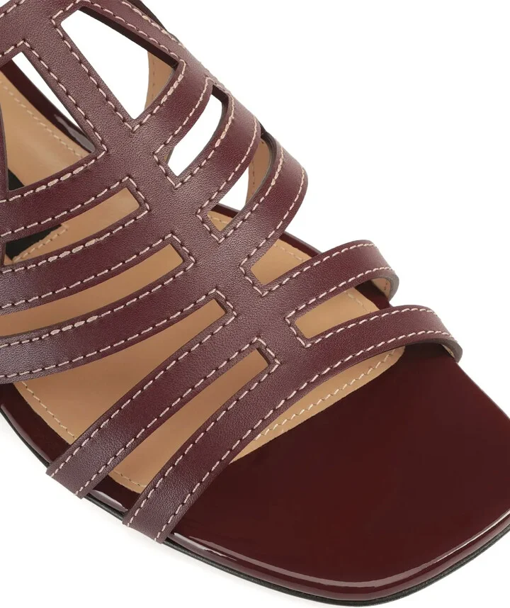 Agate cut-out slingback sandals - Image 5