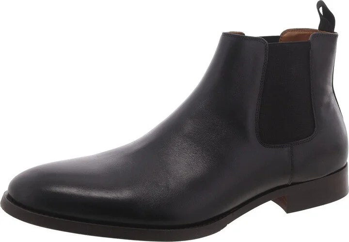 Agate Mens Leather Ankle Chelsea Boots