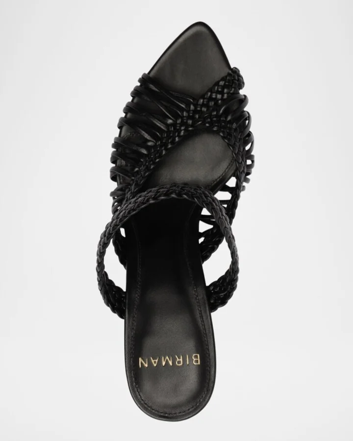 Agatha 85 Leather Stiletto Sandals - Image 4