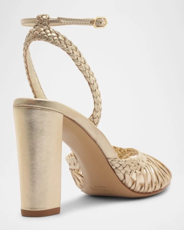 Agatha 90 Leather Sandals - Image 3