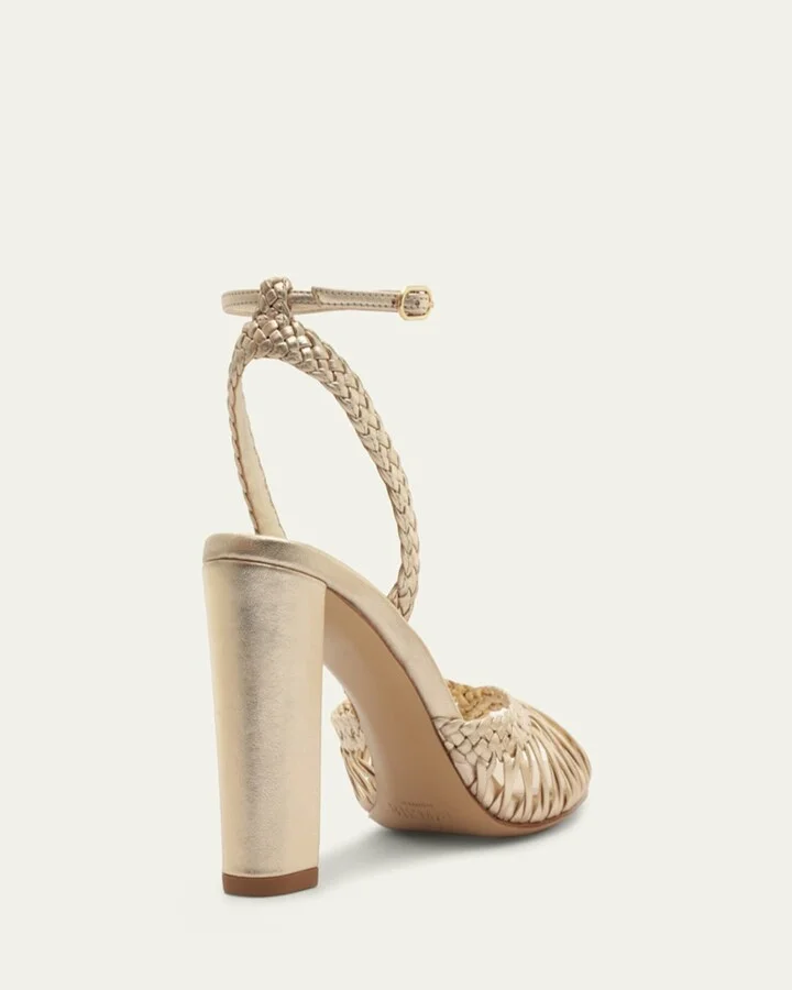 Agatha 90 Leather Sandals - Image 2