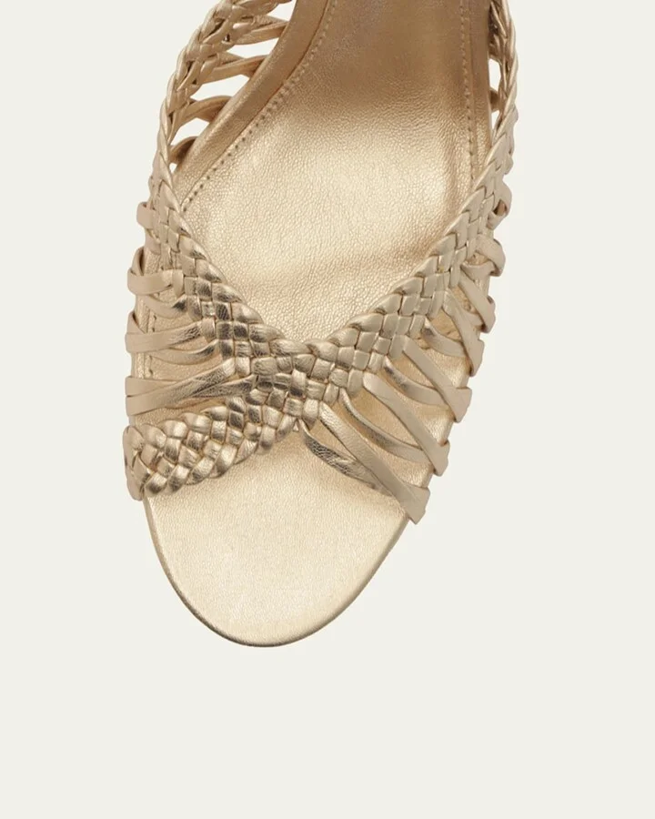 Agatha 90 Leather Sandals - Image 5