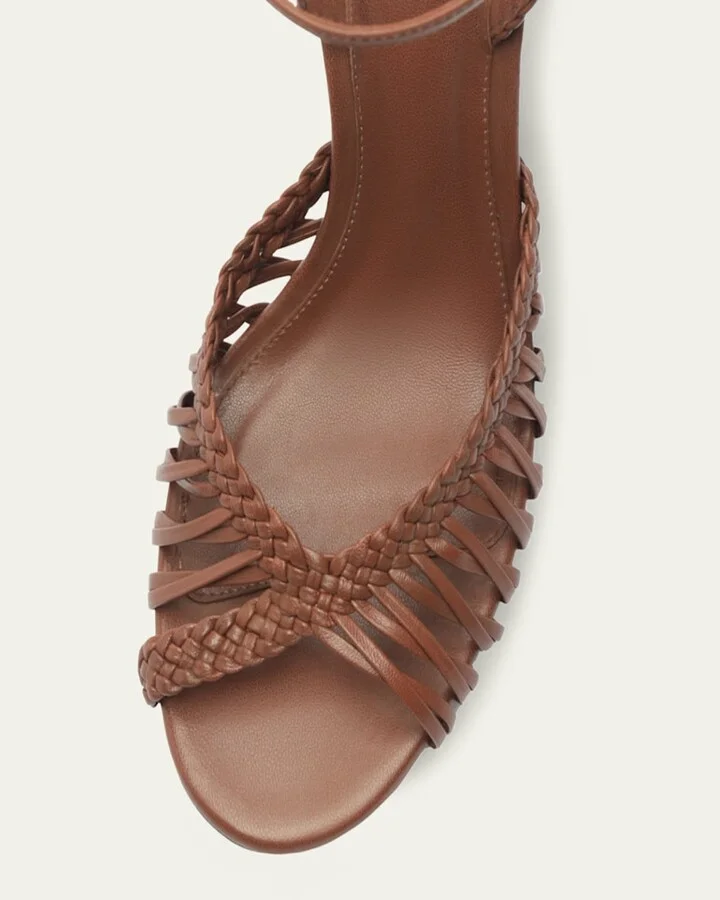 Agatha 90 Leather Sandals - Image 2