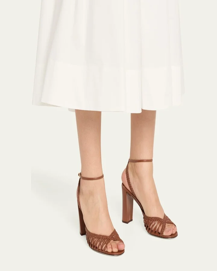 Agatha 90 Leather Sandals - Image 4