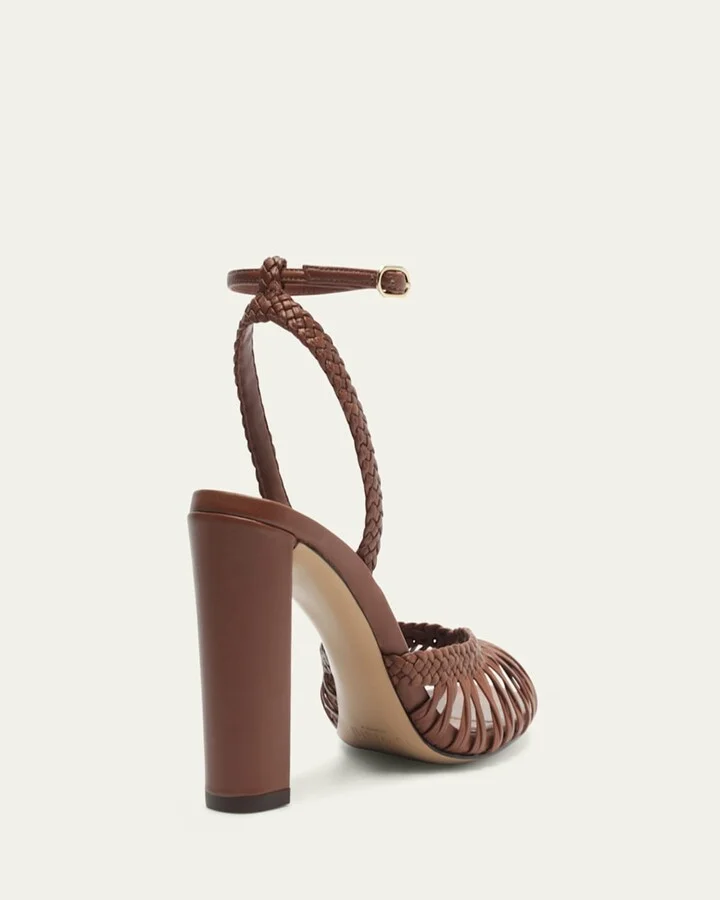 Agatha 90 Leather Sandals - Image 7
