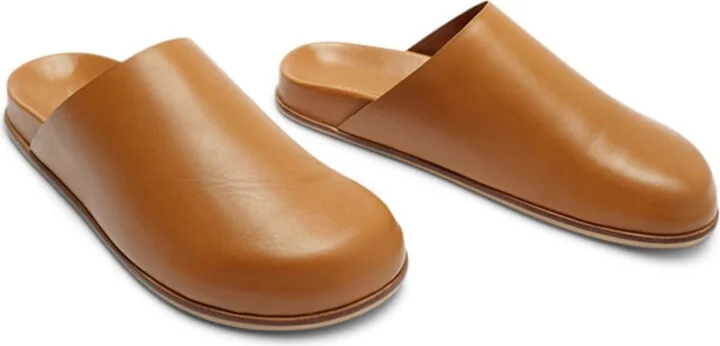 Agatha Slip On Natural Sole Mule-Brown
