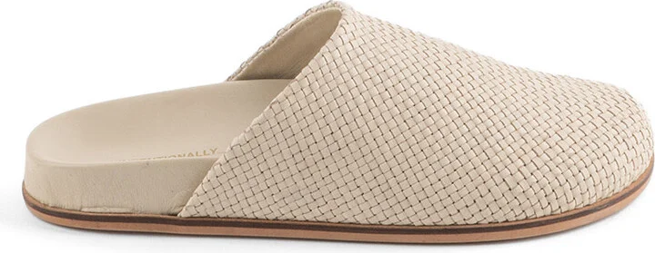 Agatha Woven Slip On Mule-Neutrals - Image 3