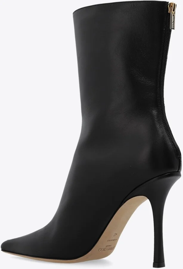 Agathe 100 Ankle Boots in Calf Leather - Image 2