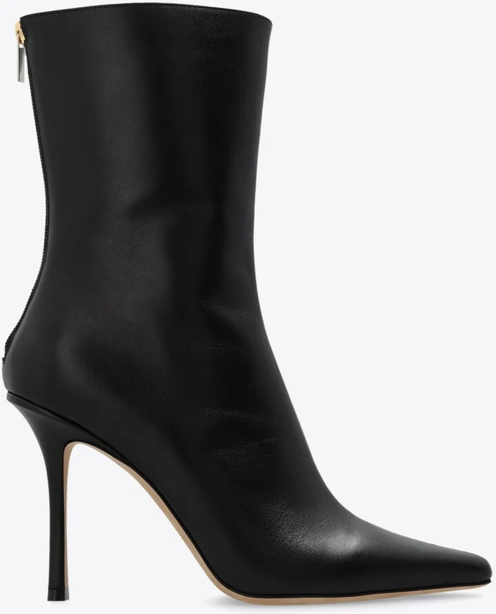 Agathe 100 Ankle Boots in Calf Leather