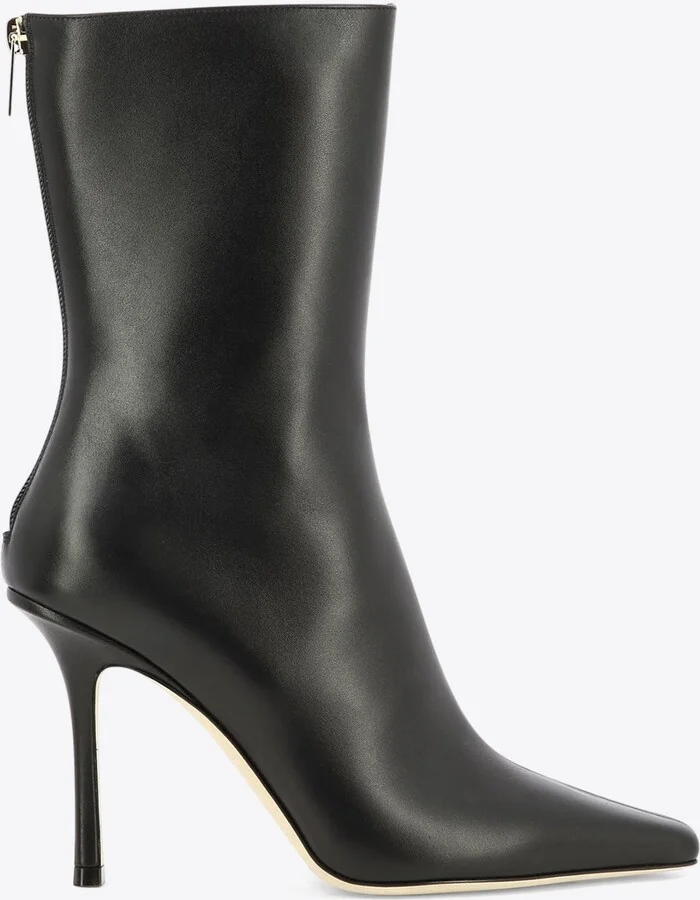 Agathe 100 Ankle Boots in Calf Leather