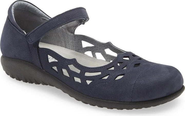 Navy Velvet Nubuck Leather