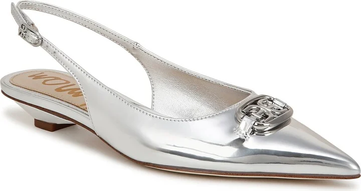 Aggie Pointed Toe Slingback Flat