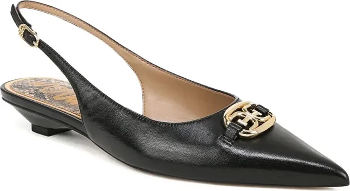 Aggie pointed-toe slingback pumps - Image 5