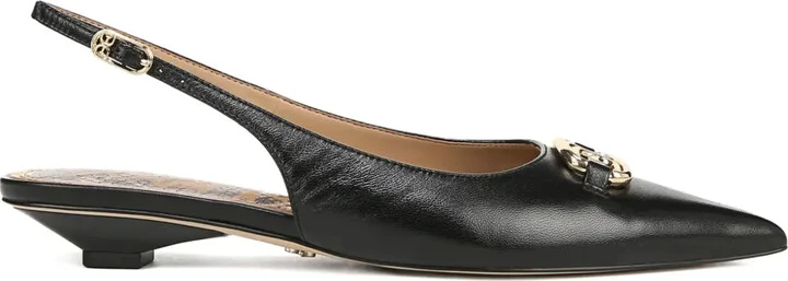 Aggie pointed-toe slingback pumps