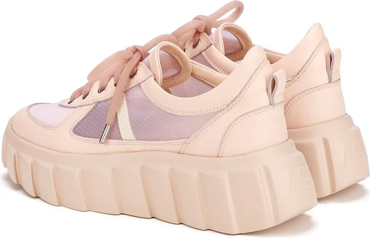 Agl Blondie Grid Leather Sneaker - Image 2