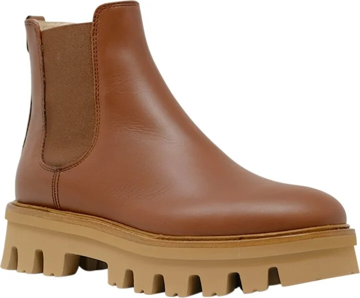 Agl Brown Leather Natalia Chelsea Ankle Boots - Image 2