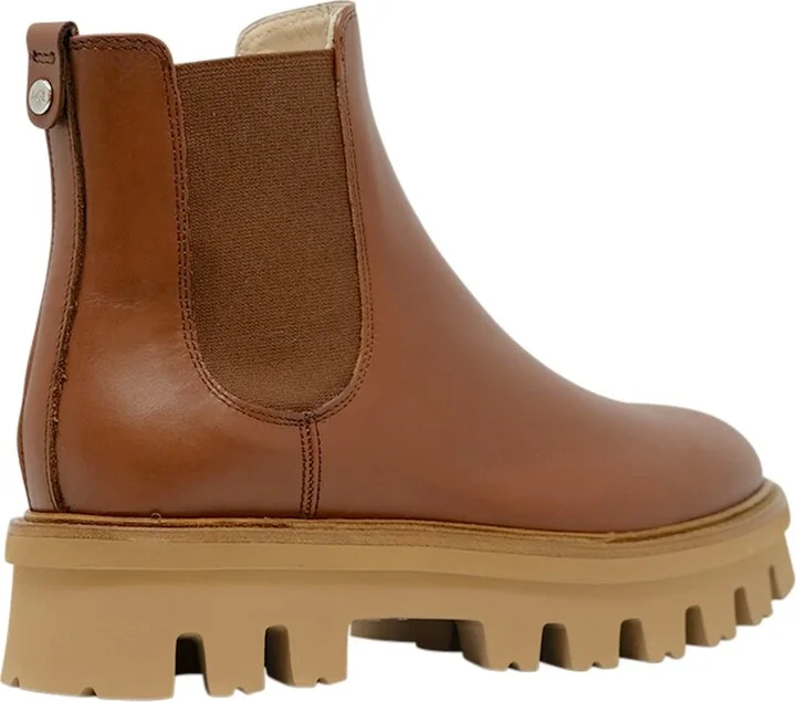 Agl Brown Leather Natalia Chelsea Ankle Boots - Image 3