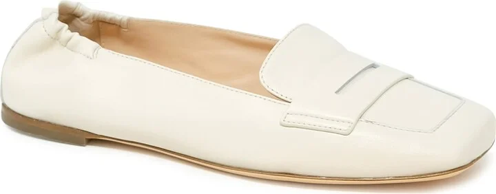 Agl Cream Leather Loafer Softy - Image 2