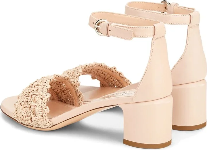 Agl Crochet Leather Sandal - Image 2
