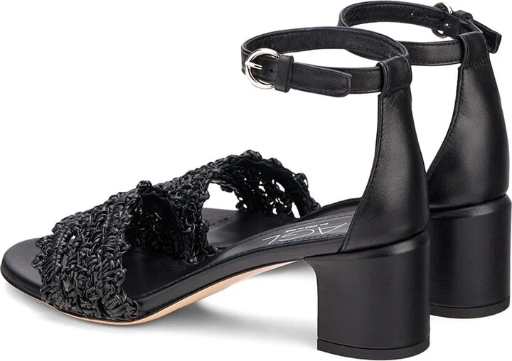 Agl Crochet Leather Sandal - Image 2