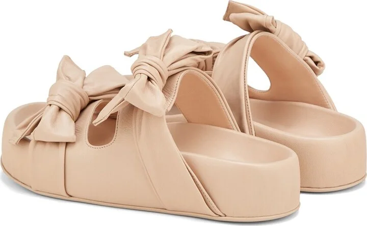 Agl Jane Double R Leather Slide - Image 2