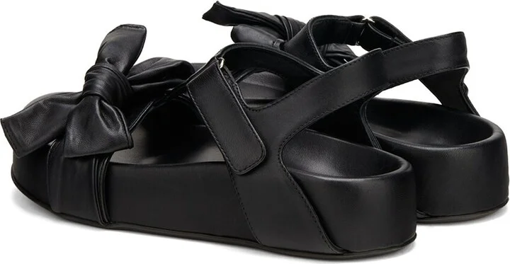 Agl Jane Ribbon Leather Sandal - Image 2