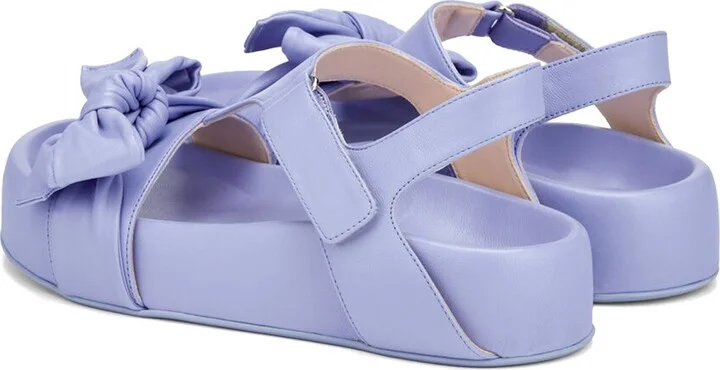 Agl Jane Ribbon Leather Sandal - Image 2