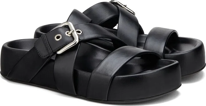 Agl Jane Slide Leather Slide