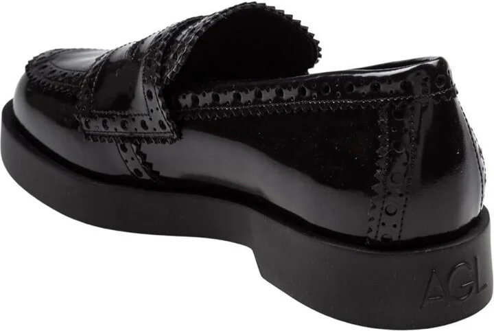 Agl Leather Loafer With Vamp - Image 3